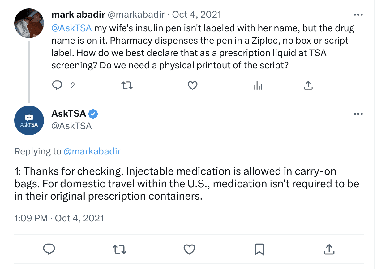 Can You Take Insulin On A Plane?