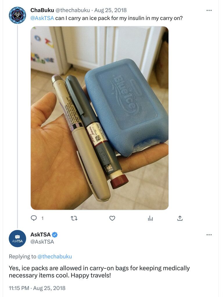 Can You Take Insulin On A Plane?