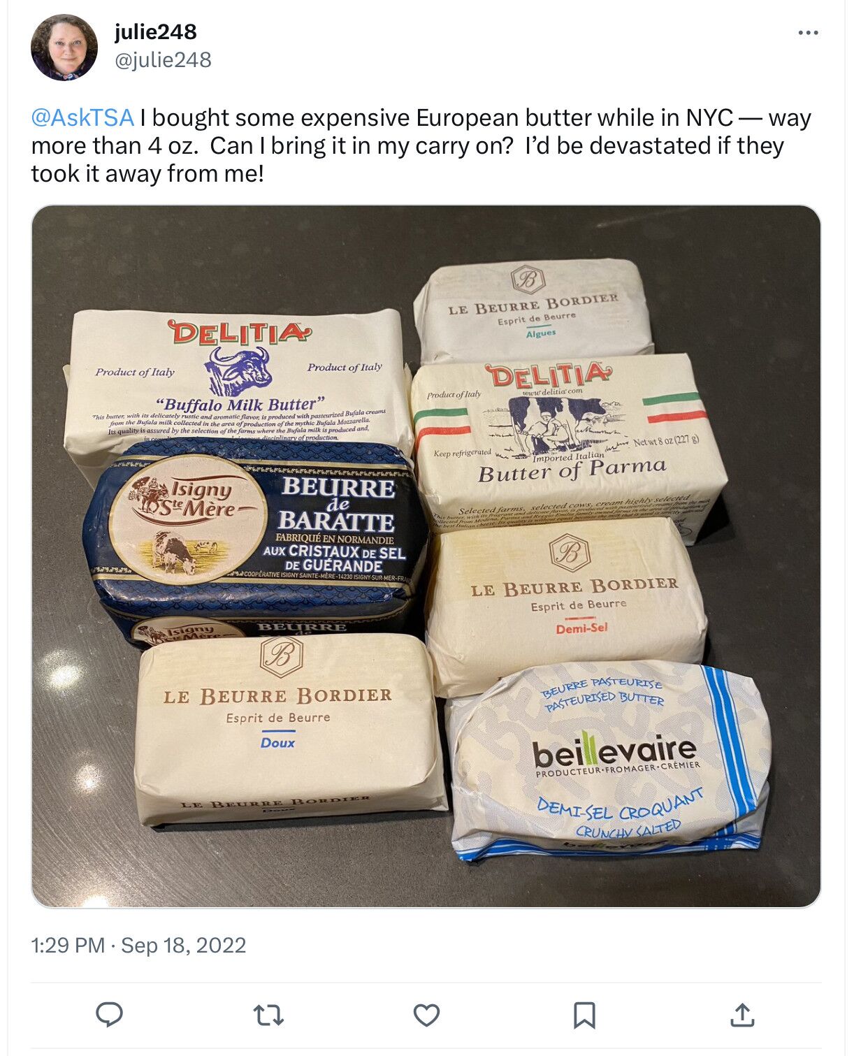 Can You Bring Butter On A Plane?
