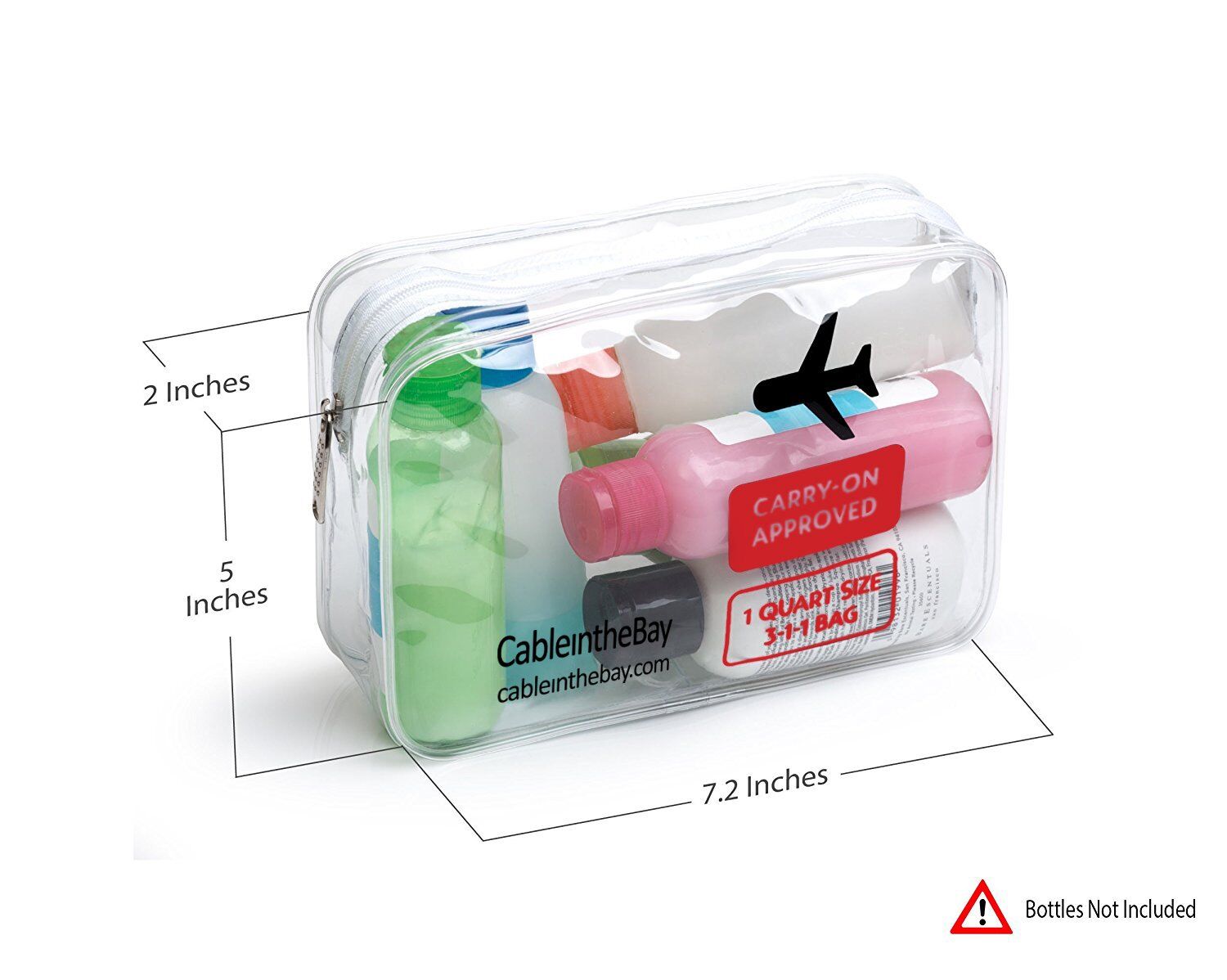 TSA-Approved Quart Size Bag Ziploc Dimensions, 53% OFF