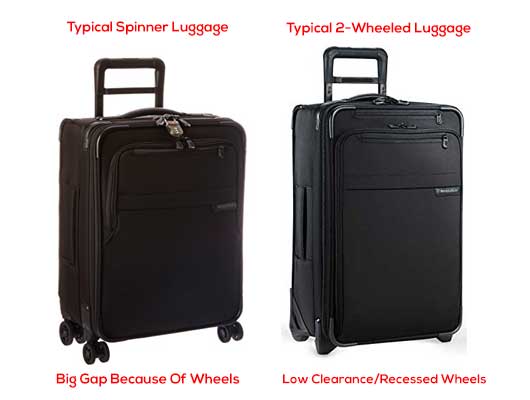 carry on luggage linear inches