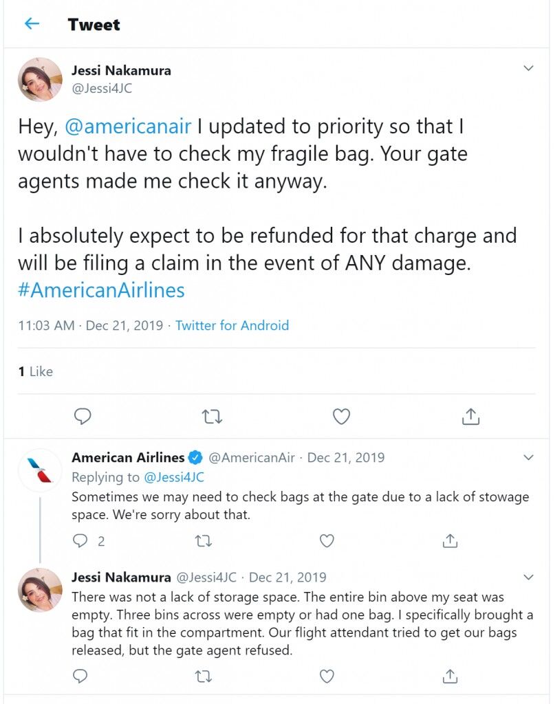 Carry-on bags − Travel information − American Airlines