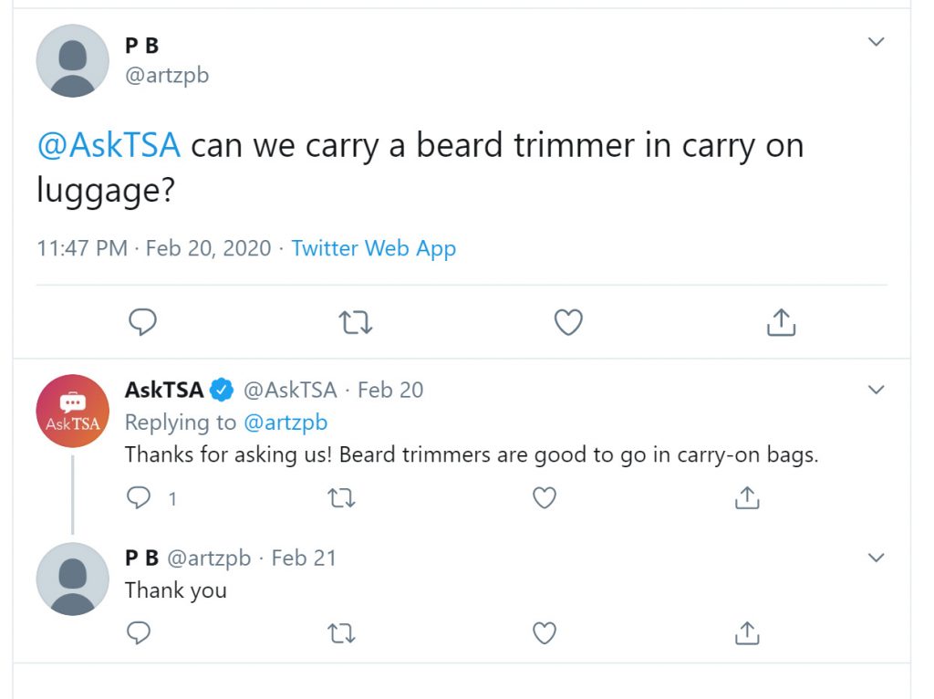 Can You Bring A Beard Trimmer In Carry On Luggage?