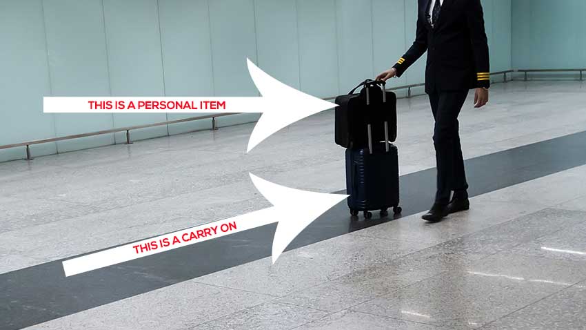 personal item airport