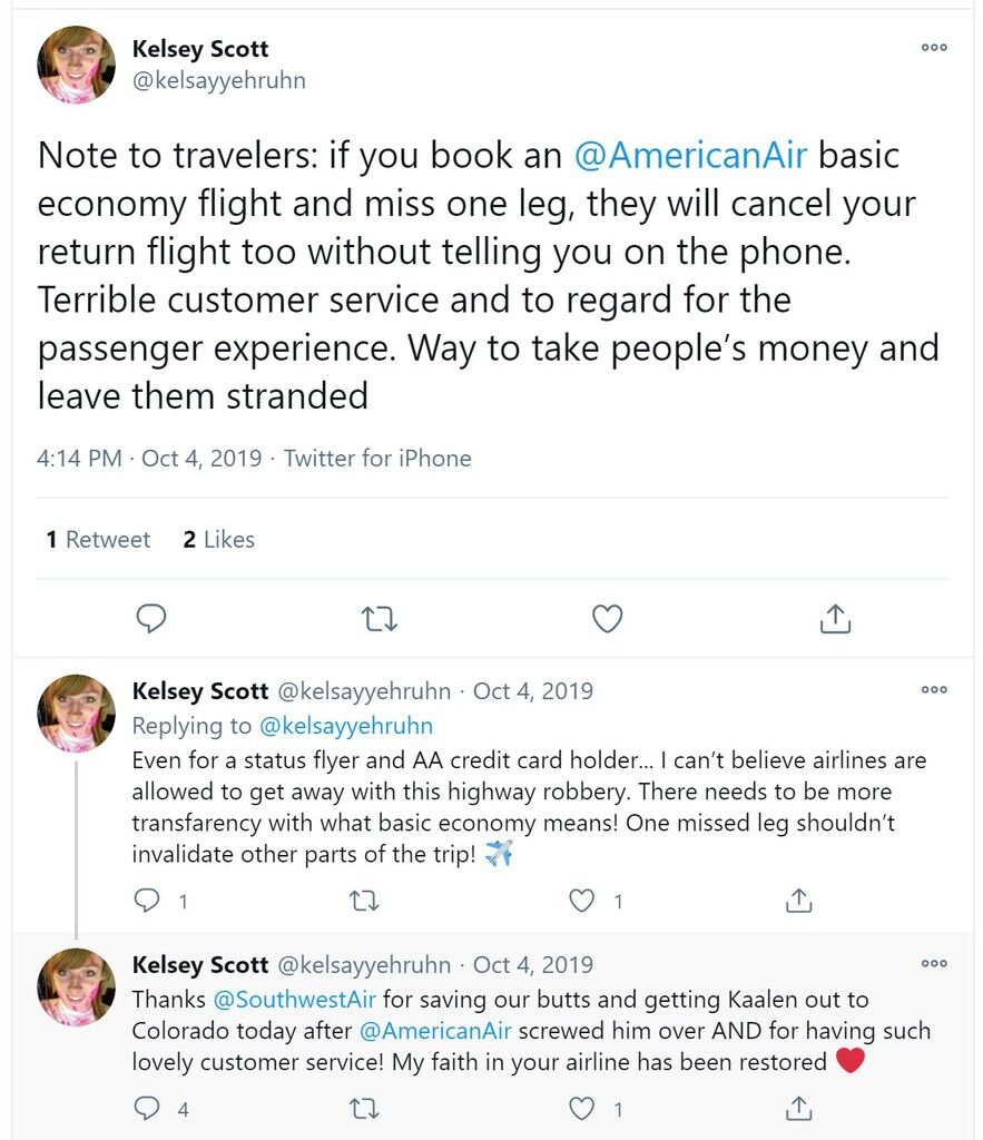 american airlines basic economy vs main cabin flexible