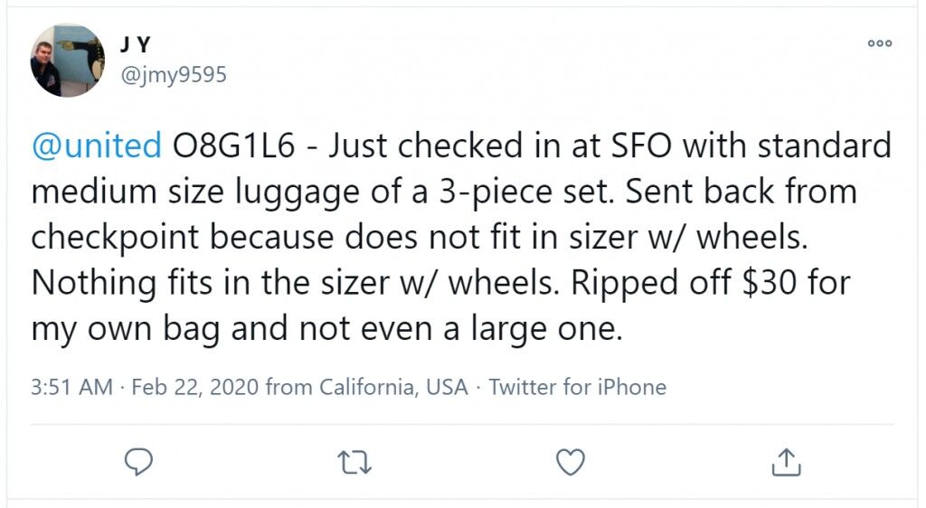 united airlines carry on bolsagage size allowance