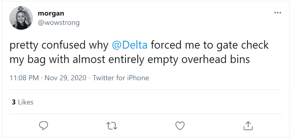 delta airlines carry on bolsagage size limits