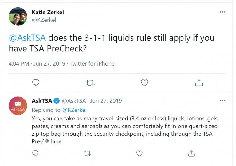 What Is The TSA PreCheck Liquids Limit 