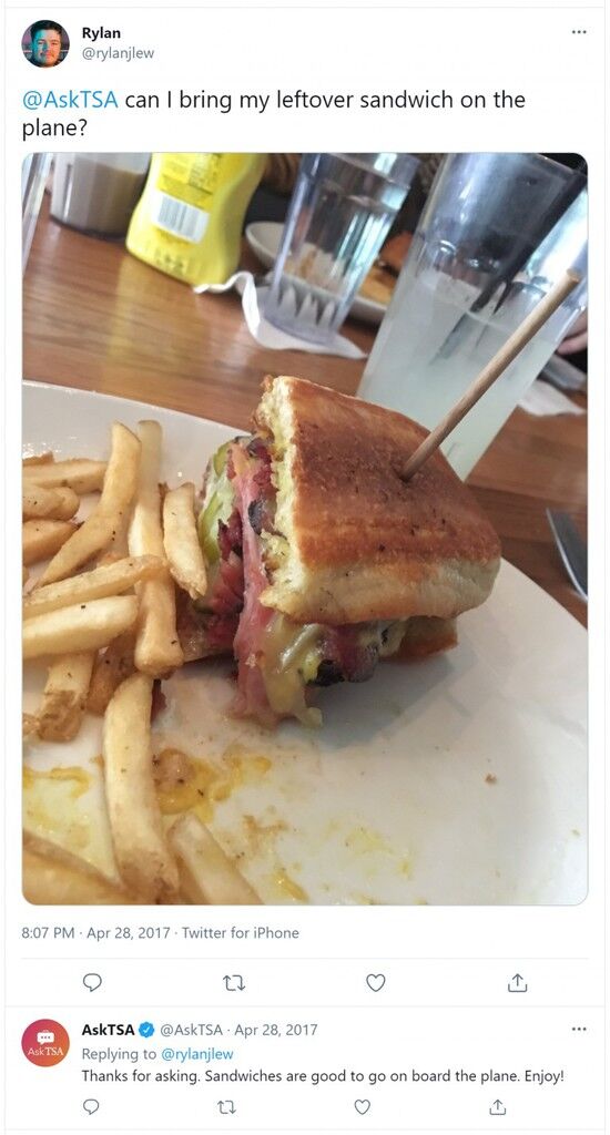 Can You Take Your Own Sandwiches Through Airport Security