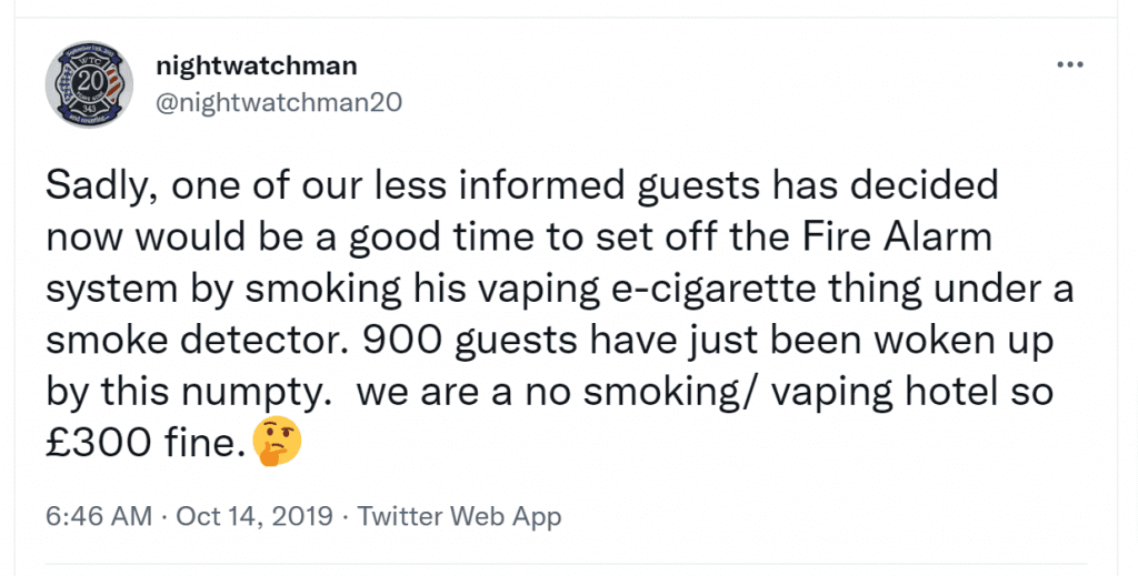 can-you-vape-in-a-non-smoking-hotel-room