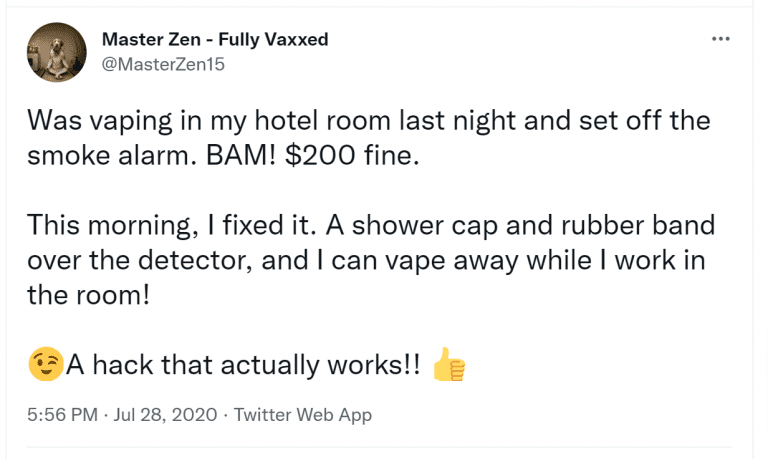 can-you-vape-in-a-non-smoking-hotel-room