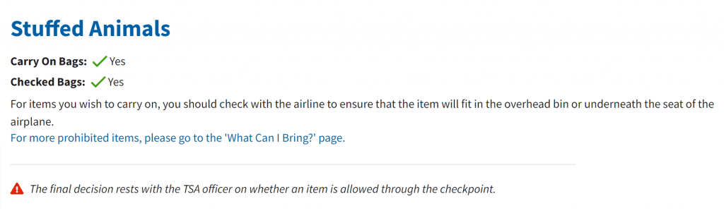 Are Plushies Allowed on Planes?