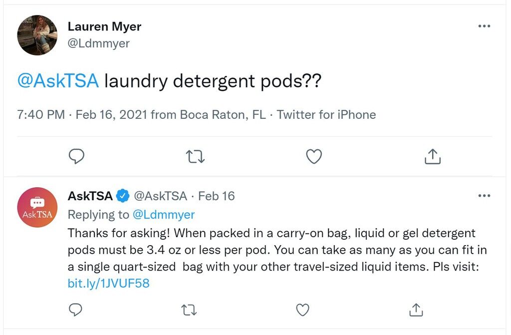 Can You Bring Laundry Detergent Or Tide Pods On A Plane
