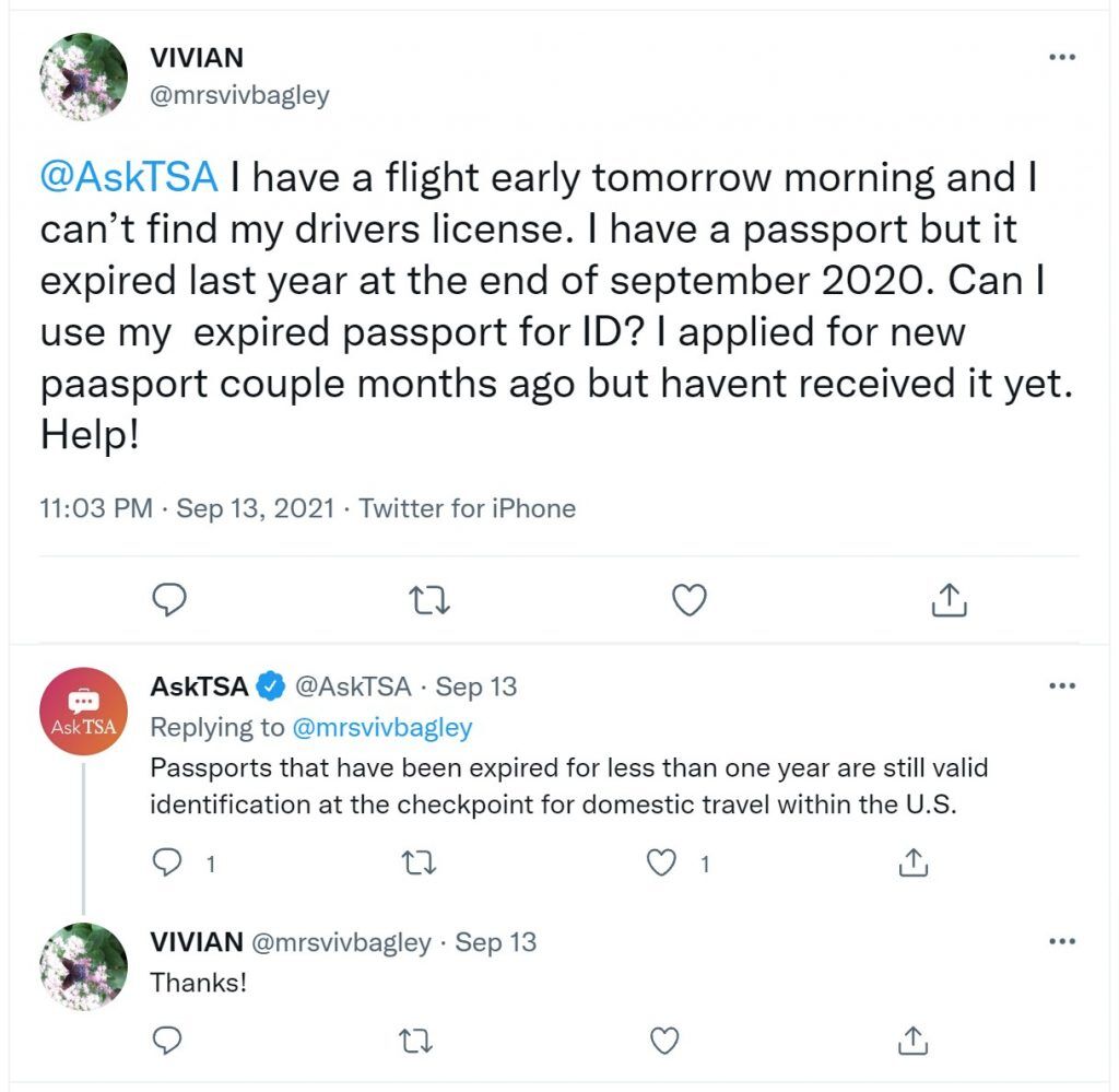 if my id is expired can i fly with my passport