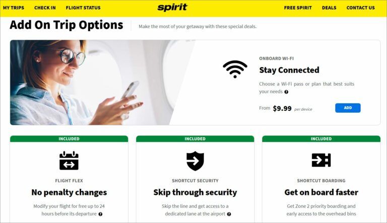 Does Spirit Airlines Have WiFi In 2022 