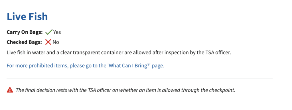 can-you-bring-fish-on-a-plane-tsa-rules